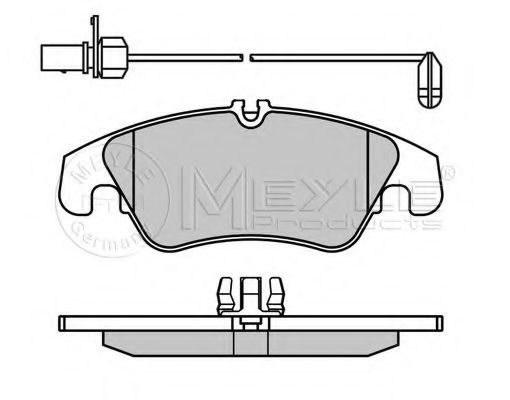 Тормозные колодки MEYLE 025 247 4319/PD PLATINUM PAD