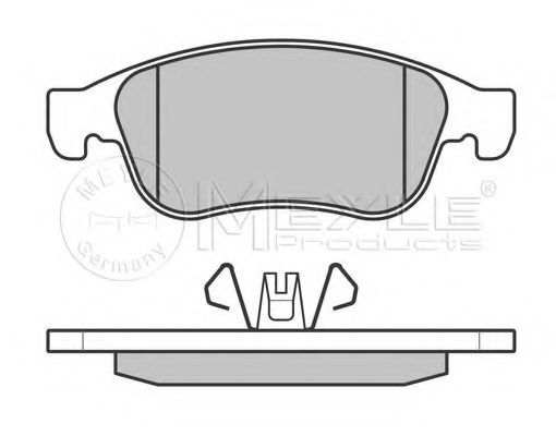 Тормозные колодки MEYLE 025 249 1418/PD PLATINUM PAD