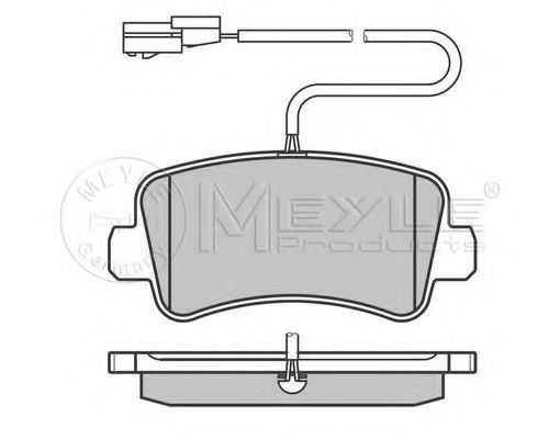 Тормозные колодки MEYLE 025 251 1218/PD PLATINUM PAD