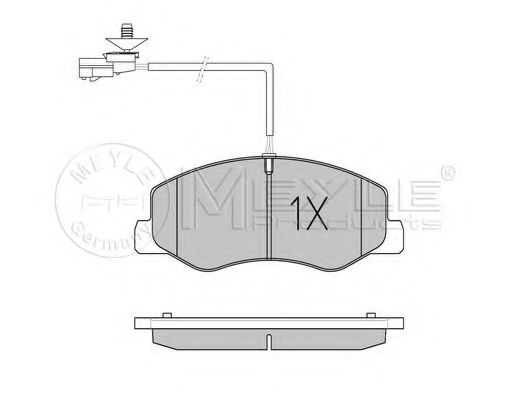 Тормозные колодки MEYLE 025 251 7218/W
