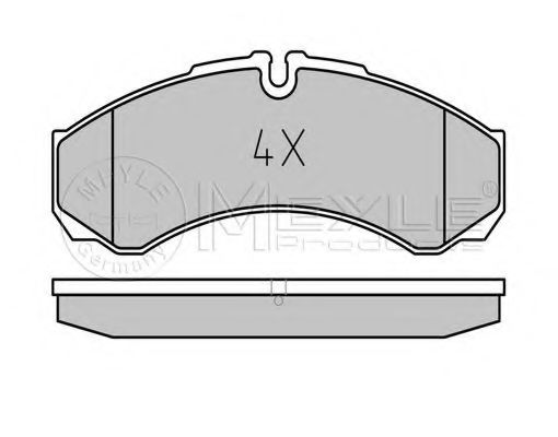 Тормозные колодки MEYLE 025 291 2120/PD