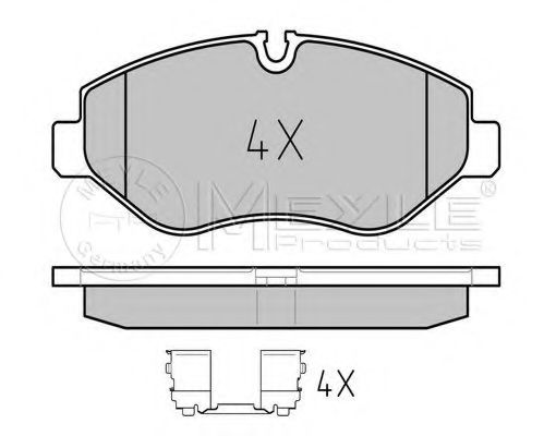 Тормозные колодки MEYLE 025 291 9220/PD PLATINUM PAD