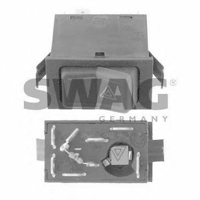 Кнопка включения аварийной сигнализации SWAG 54 91 8147