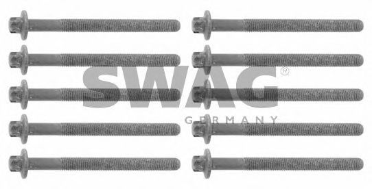 Комплект болтов головки блока цилиндров (ГБЦ) SWAG 60 92 4074