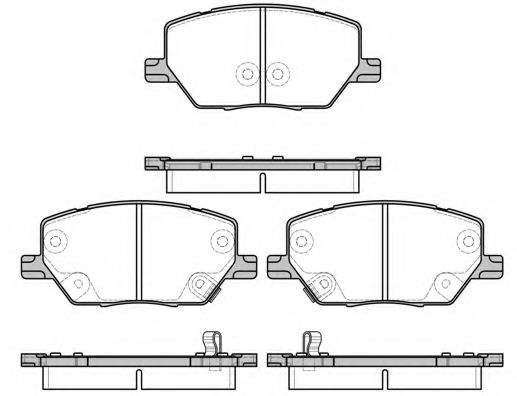 Тормозные колодки REMSA 1640.02