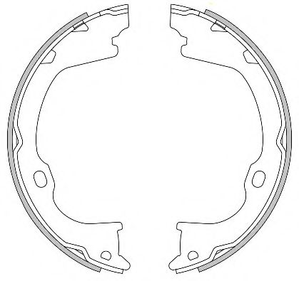 Тормозные колодки REMSA 4282.00