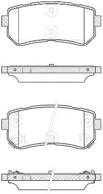 Тормозные колодки REMSA 1209.42