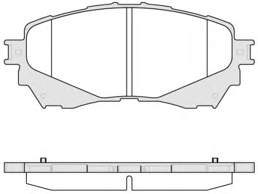 Тормозные колодки REMSA 1538.04