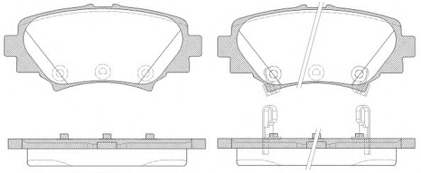 Тормозные колодки REMSA 1570.02