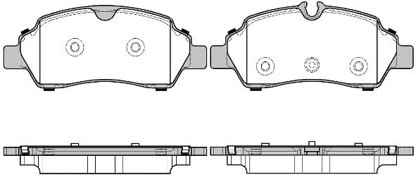 Тормозные колодки REMSA 1605.00