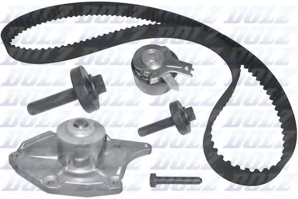 Помпа + комплект ГРМ DOLZ KD003