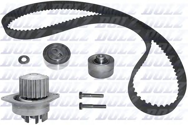 Помпа + комплект ГРМ DOLZ KD010
