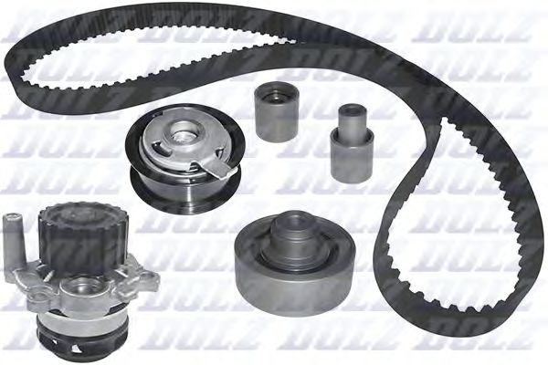 Помпа + комплект ГРМ DOLZ KD013