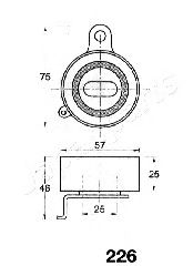 Натяжитель ремня ГРМ JAPANPARTS BE-226 - Фото 1