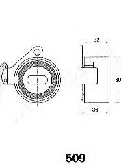 Натяжитель ремня ГРМ JAPANPARTS BE-509 - Фото 1