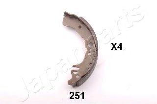 Гальмівні колодки JAPANPARTS GF-251AF