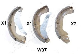 Тормозные колодки JAPANPARTS GF-W07AF