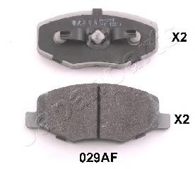 Тормозные колодки JAPANPARTS PA-029AF