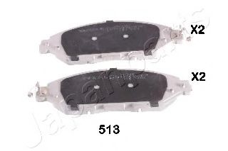 Тормозные колодки JAPANPARTS PA-513AF