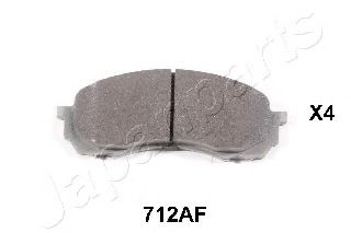 Тормозные колодки JAPANPARTS PA-712AF