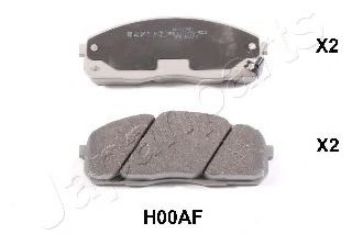 Тормозные колодки JAPANPARTS PA-H00AF