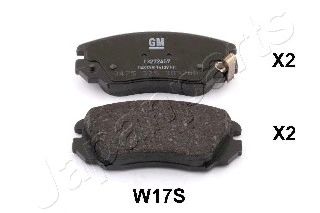 Гальмівні колодки JAPANPARTS PA-W17AF