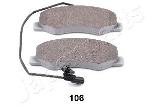 Гальмівні колодки JAPANPARTS PP-106AF