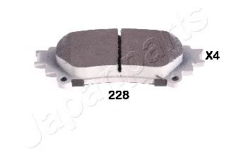 Тормозные колодки JAPANPARTS PP-228AF