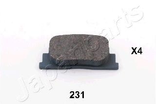 Тормозные колодки JAPANPARTS PP-231AF