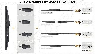 Щетка стеклоочистителя JAPANPARTS SS-X28R - Фото 1