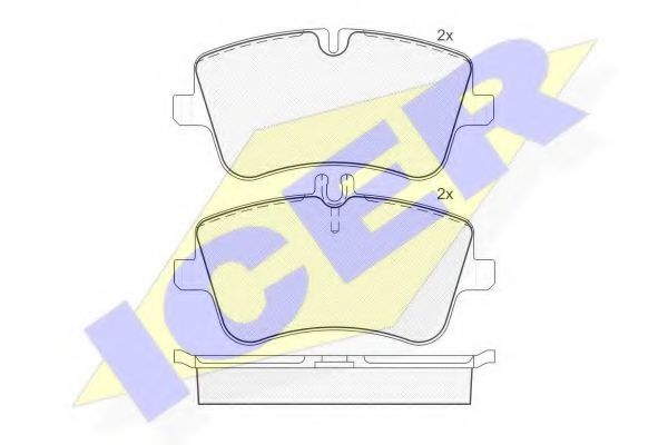 Тормозные колодки ICER 181369