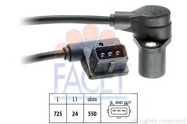 Датчик импульсов, маховик FACET 9.0064