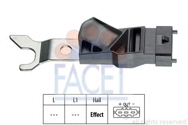 Датчик положения распредвала FACET 9.0311