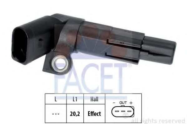 Датчик импульсов, маховик FACET 9.0683