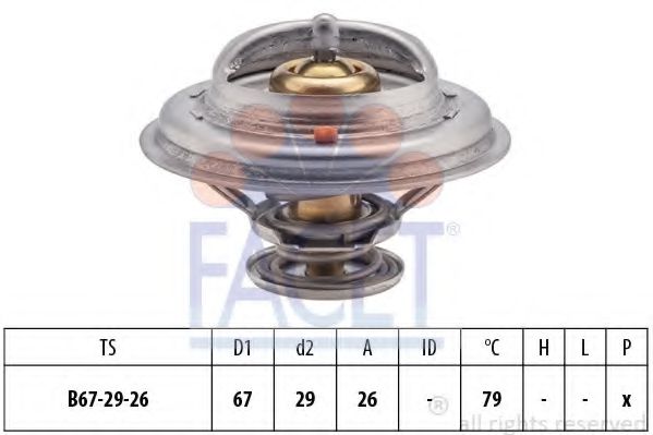 Термостат FACET 7.8638S