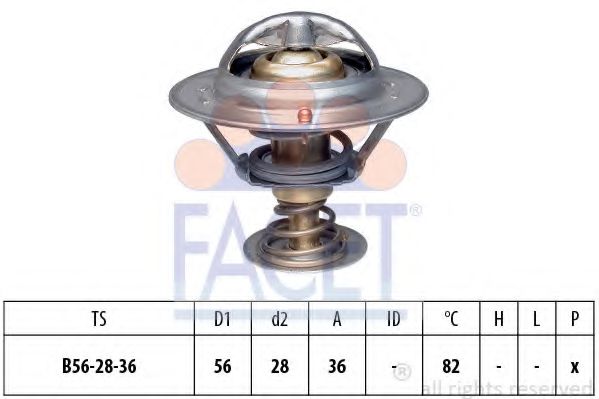 Термостат FACET 7.8222S
