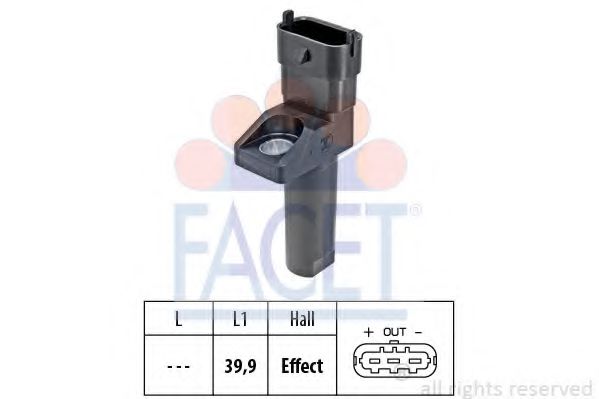Датчик импульсов, маховик FACET 9.0654