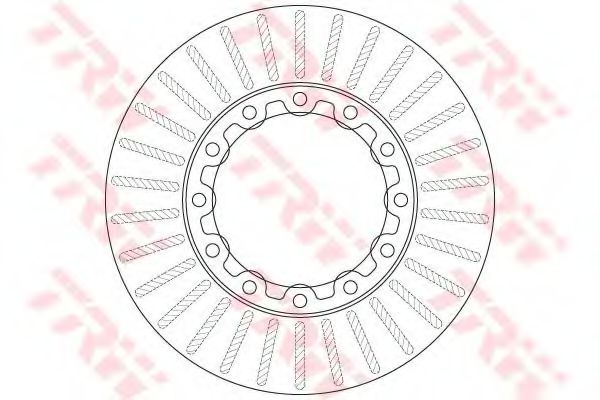 Тормозной диск TRW DF6307S