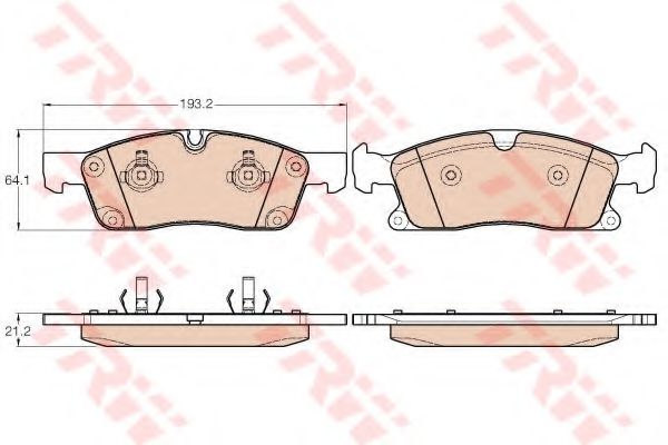 Тормозные колодки TRW GDB1946