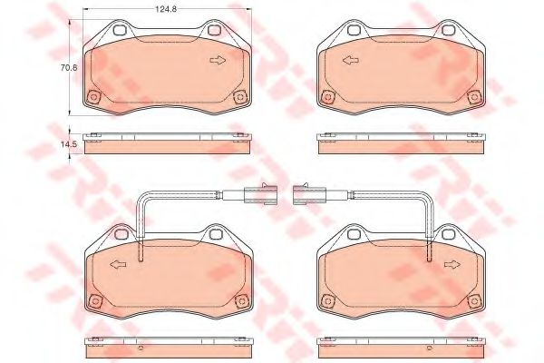 Гальмівні колодки TRW GDB2049