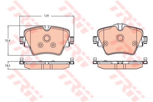 Тормозные колодки TRW GDB2098
