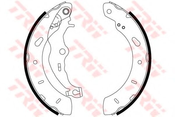 Тормозные колодки TRW GS8806