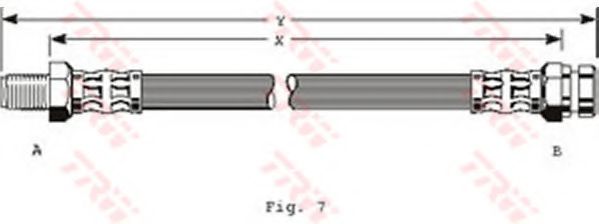 Гальмівний шланг TRW PHB212