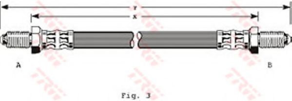 Гальмівний шланг TRW PHC193