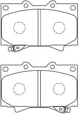 Тормозные колодки AISIN A1N005