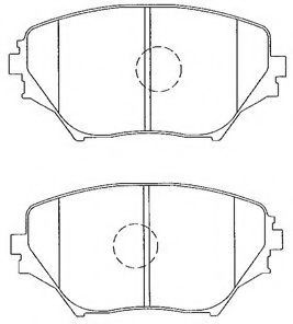 Тормозные колодки AISIN A1N008