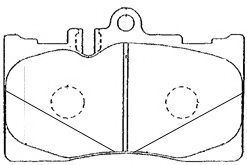Тормозные колодки AISIN A1N009