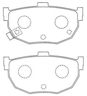 Тормозные колодки AISIN ASN-88