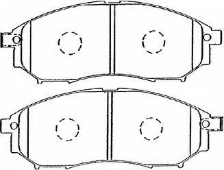 Тормозные колодки AISIN B1N036