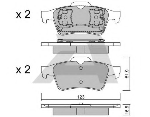 Тормозные колодки AISIN BPRE-2003